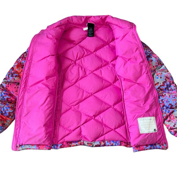 North Face Coat Girls Aconcagua 550 Colorful Down Filled Jacket - Picture 3 of 12